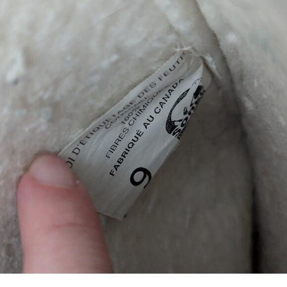 Vintage Sorel Glacier Tall Snow Boots Gray Canvas Mens 9 Made in Canada Manitoba - Picture 5 of 9